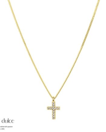 Cross Necklace  Golden