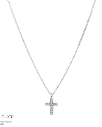 Cross Necklace  Silver