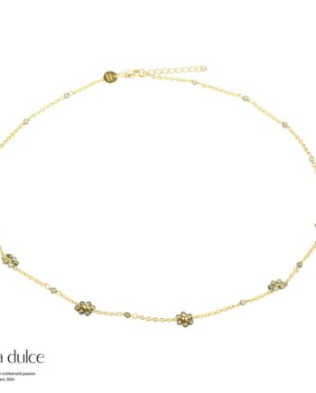 Daisy Olive Necklace  Golden