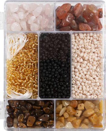 Diy Mix Smykker Krystaller Str Hulstr Assorterede Farver