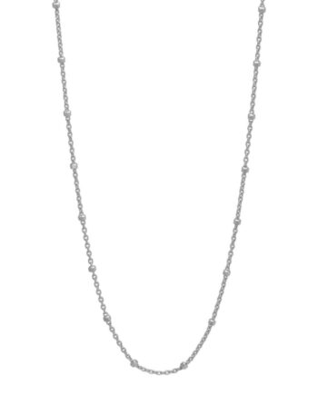 Dot Necklace  Silver