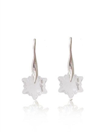 Edelweiss øreringe  Crystal Sølv