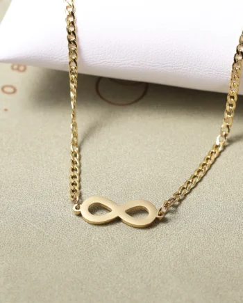 Evighedstegn Halskæde 18k Forgyldt  Jewellery