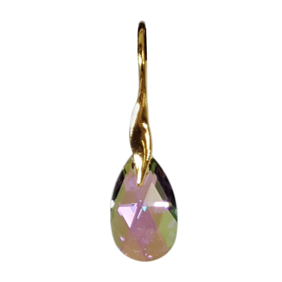 Facet Drop ørering Crystal Paradise Shine Guld