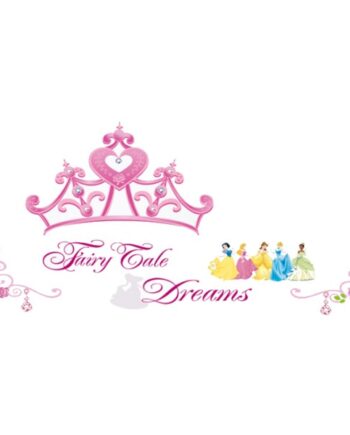 Fairy Tale Dreams Flot Wallsticker Med Prinsesser Smykker