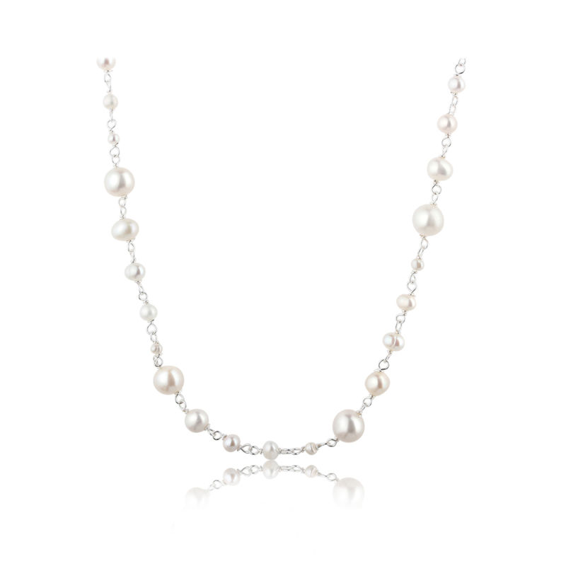 Ghita Necklace  Silver