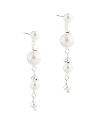 Ghita Short Earring  Silver