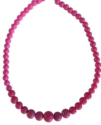 Halskæde Med Plastperler Kamma Pink