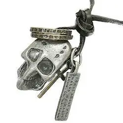Halssmykke  Skull Dødninghoved