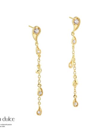 Long Vims Earring  Golden