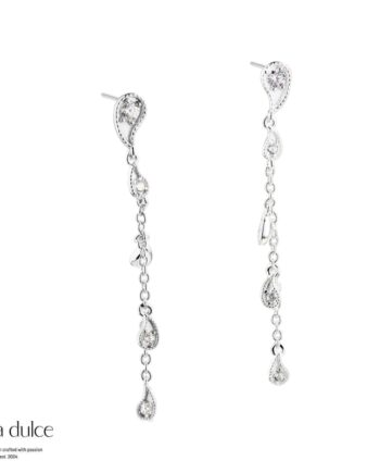 Long Vims Earring  Silver