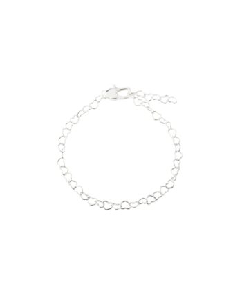 Love Heart Bracelet  Silver