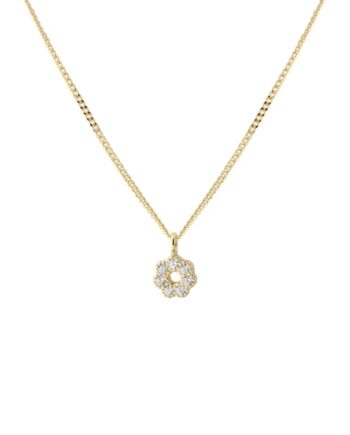 Lumi Clear Necklace  Golden