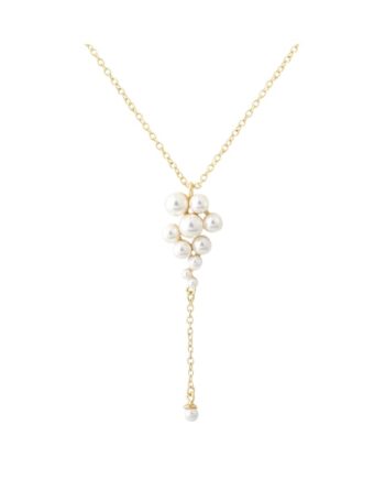 Luna Cluster Necklace  Golden