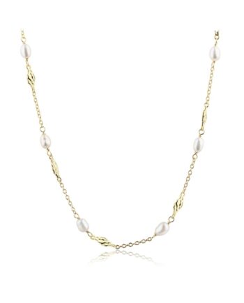 Milena Pearl Necklace  Golden
