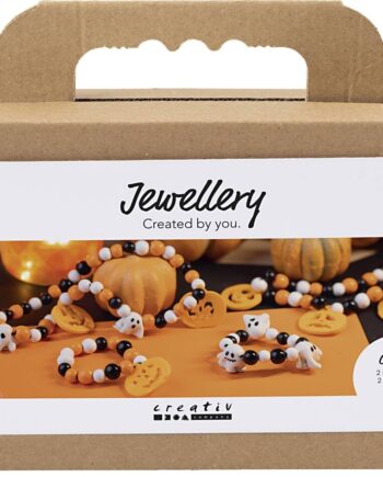 Mini Diy Kit Smykker Halskæde Armbånd Halloweenfarver