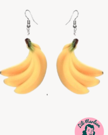øreringe Hængeøreringe Med Store Bananer
