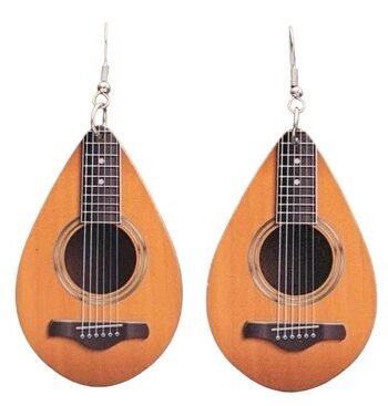 øreringe Hængeøreringe Ukulene Guitar