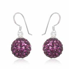 øreringe Med Swarovski Krystaller 28mm Par