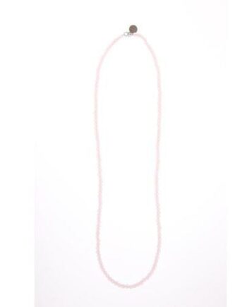 Oxxo Design Lang Halskæde Rose Quartz
