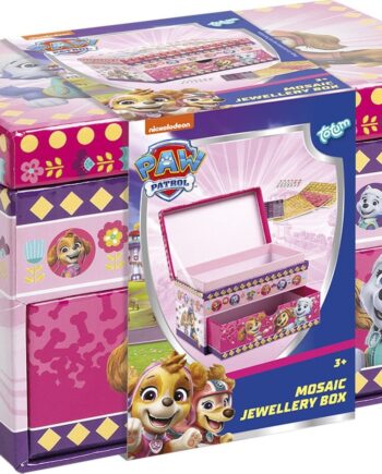 Paw Patrol Smykkeskrin Til Børn Inkl Mosaik Klistermærker