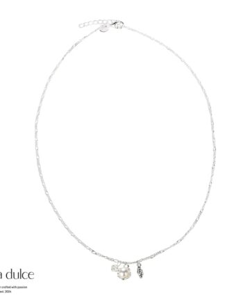 Pearl Mila Necklace  Silver