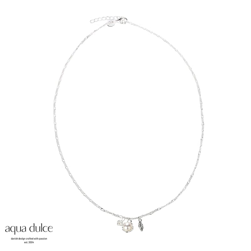 Pearl Mila Necklace  Silver