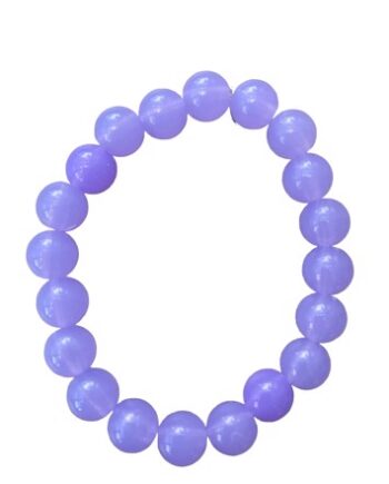 Plastik Armbånd Med Perler Nelly Lavendel