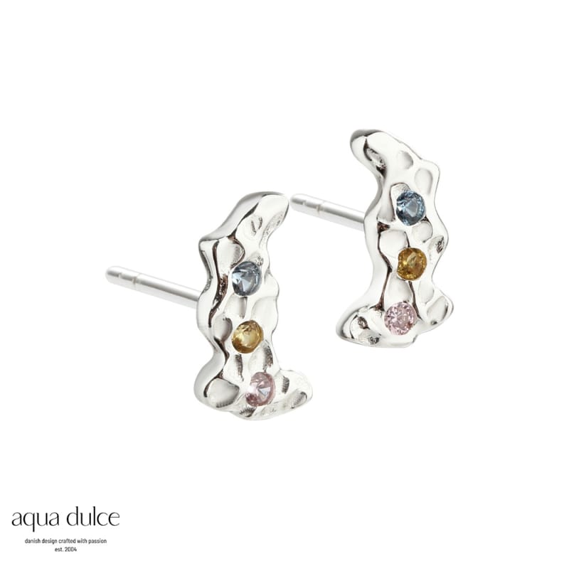 Pretty Pastel Earstud Silver