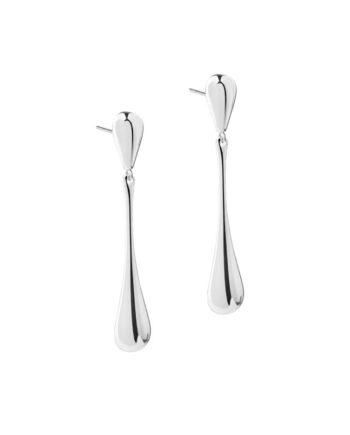 Shiny New Drop Earring  Silver