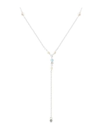 Sinna Pearl Necklace  Silver