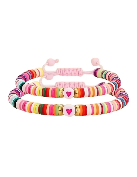 Søde Bff Armbånd Til Børn Med Hjerter