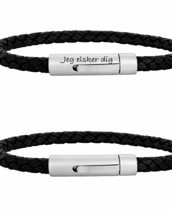 Son Noa Armbånd Sort Kalveskind 19cm