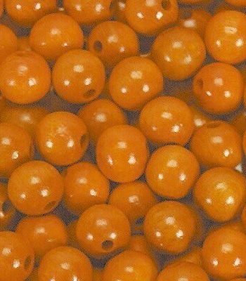 Træperler Orange 1000 Stk