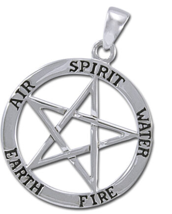 Vedhæng Med Pentagram Kæde