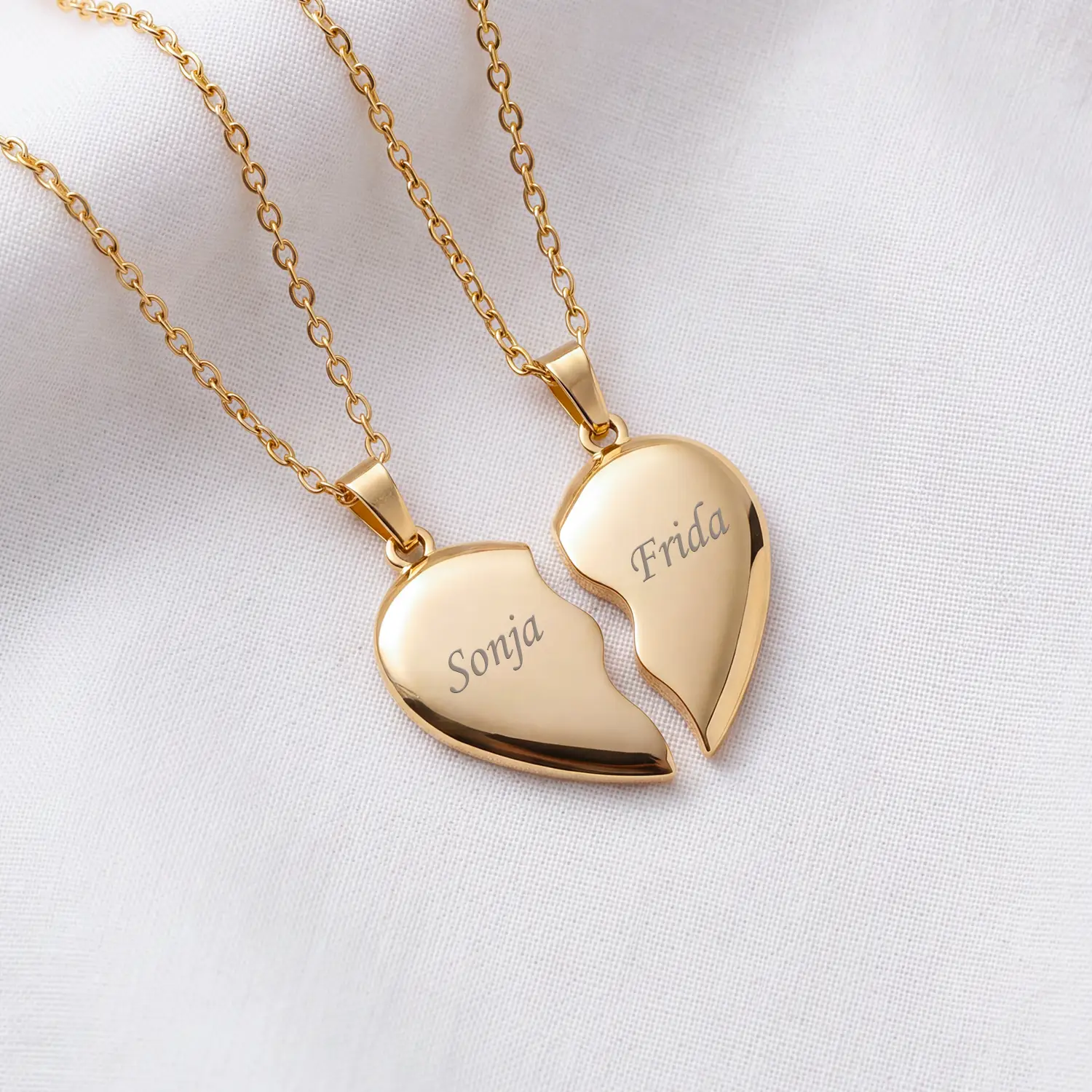 Veninde Halskæde 18k Forgyldt Jewellery
