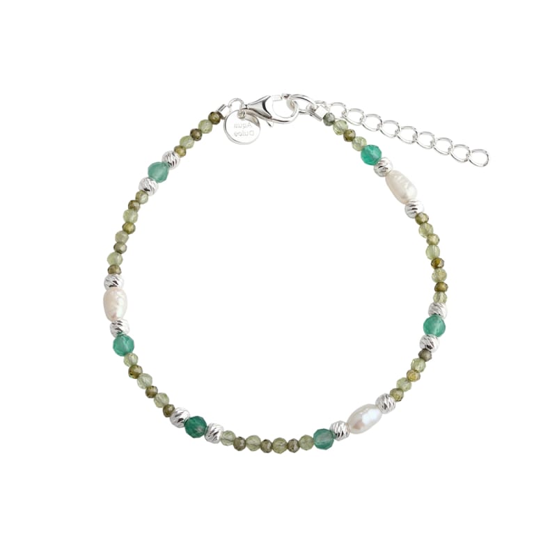 Verde Simple Bracelet  Silver