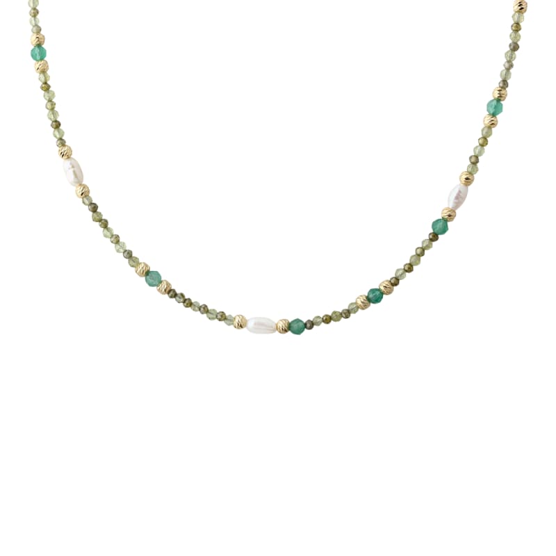 Verde Simple Necklace  Golden
