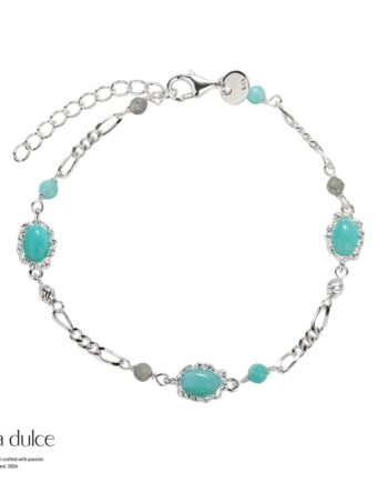 Amazonit Mila Bracelet  Silver