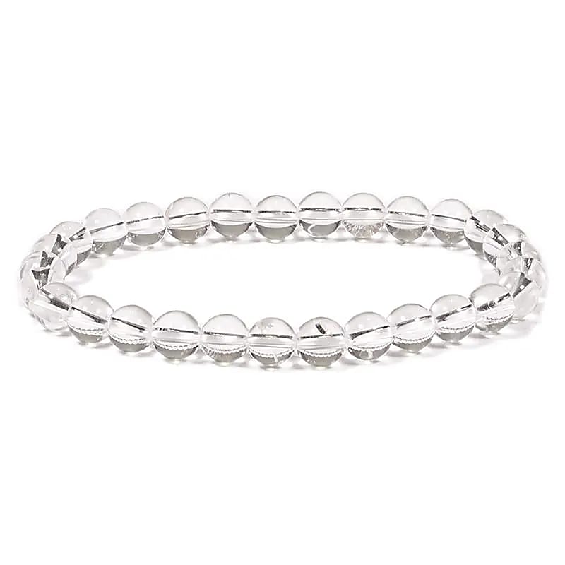 Armbånd Bjergkrystal 6mm
