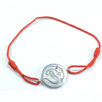 Chakra Aum Armbånd Chakra Med Rubin 18mm