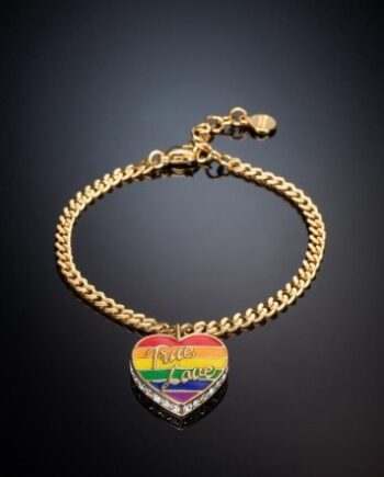 Chiara Ferragni Love Parade Ampquottrue Loveampquot Rainbow Armbånd