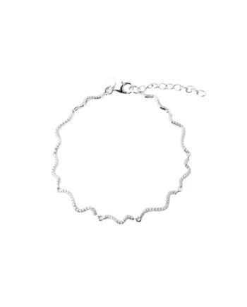 Curva Bracelet  Silver