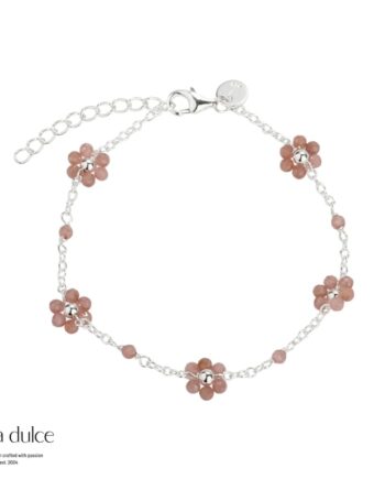 Daisy Rose Bracelet  Silver