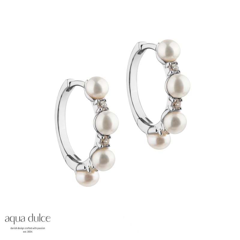 Darling Bubbels Hoops Silver