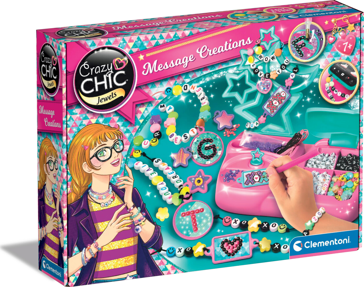 Diy Smykker Med Bogstaver Crazy Chic Clementoni