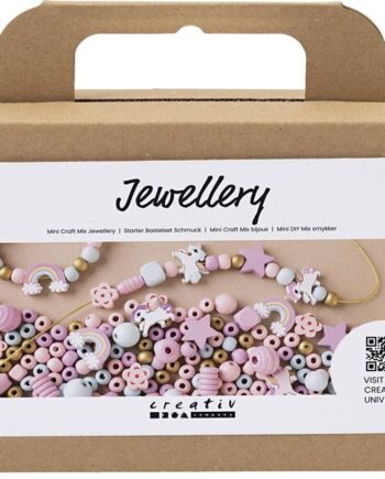 Diy Smykker Startsæt Kit Pastel Farver Creativ Company