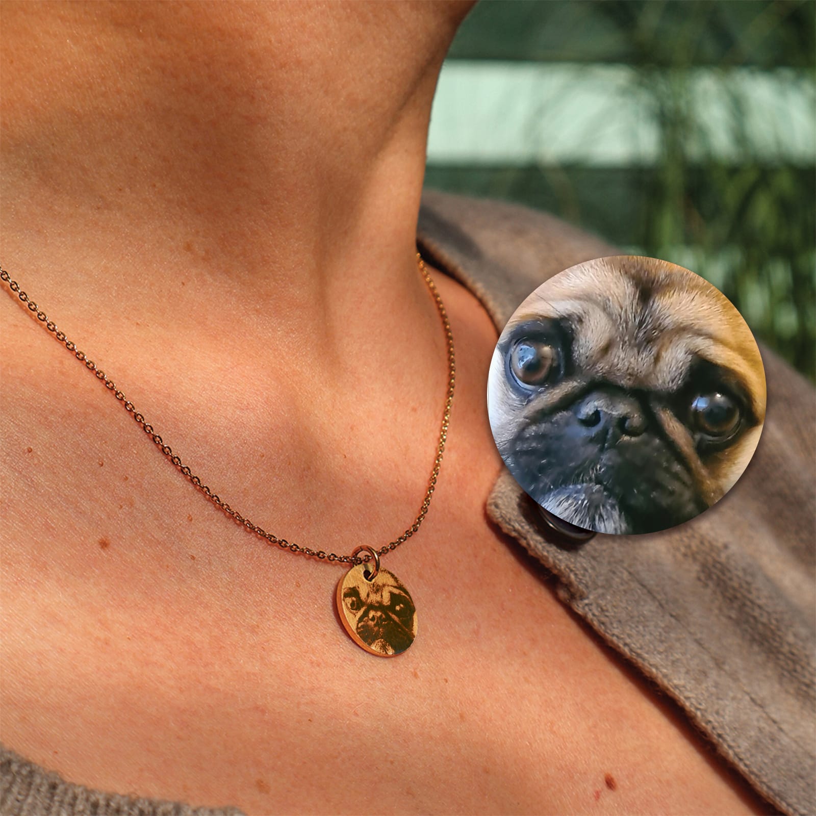 Fotohalskæde Din Hund