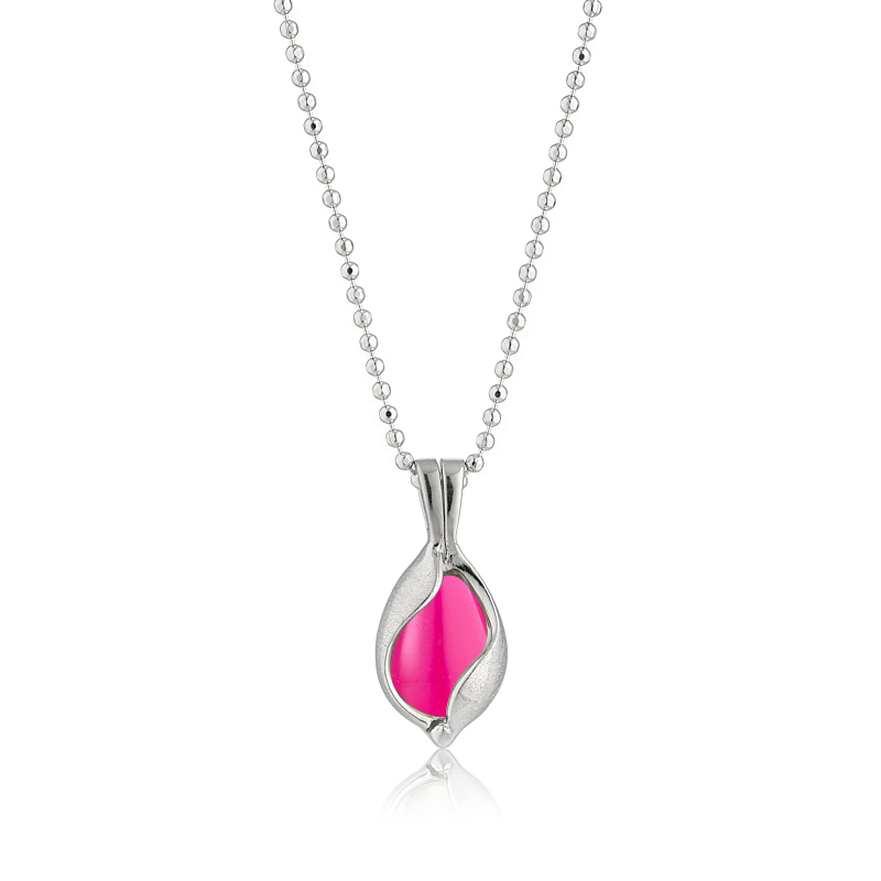 Lille Smykke Med Pink Onyx