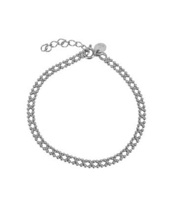 Loom Bracelet  Silver